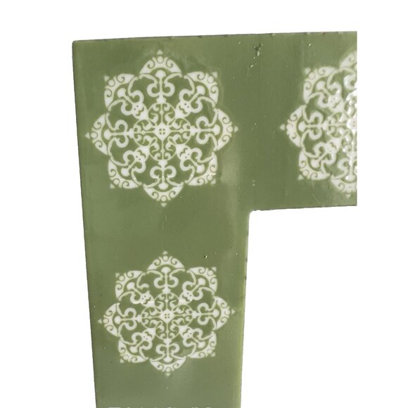 Olive Green Tile Photo Frame 4 x 6 Photograph Vertical or Horizontal Versatile - Picture 3 of 5